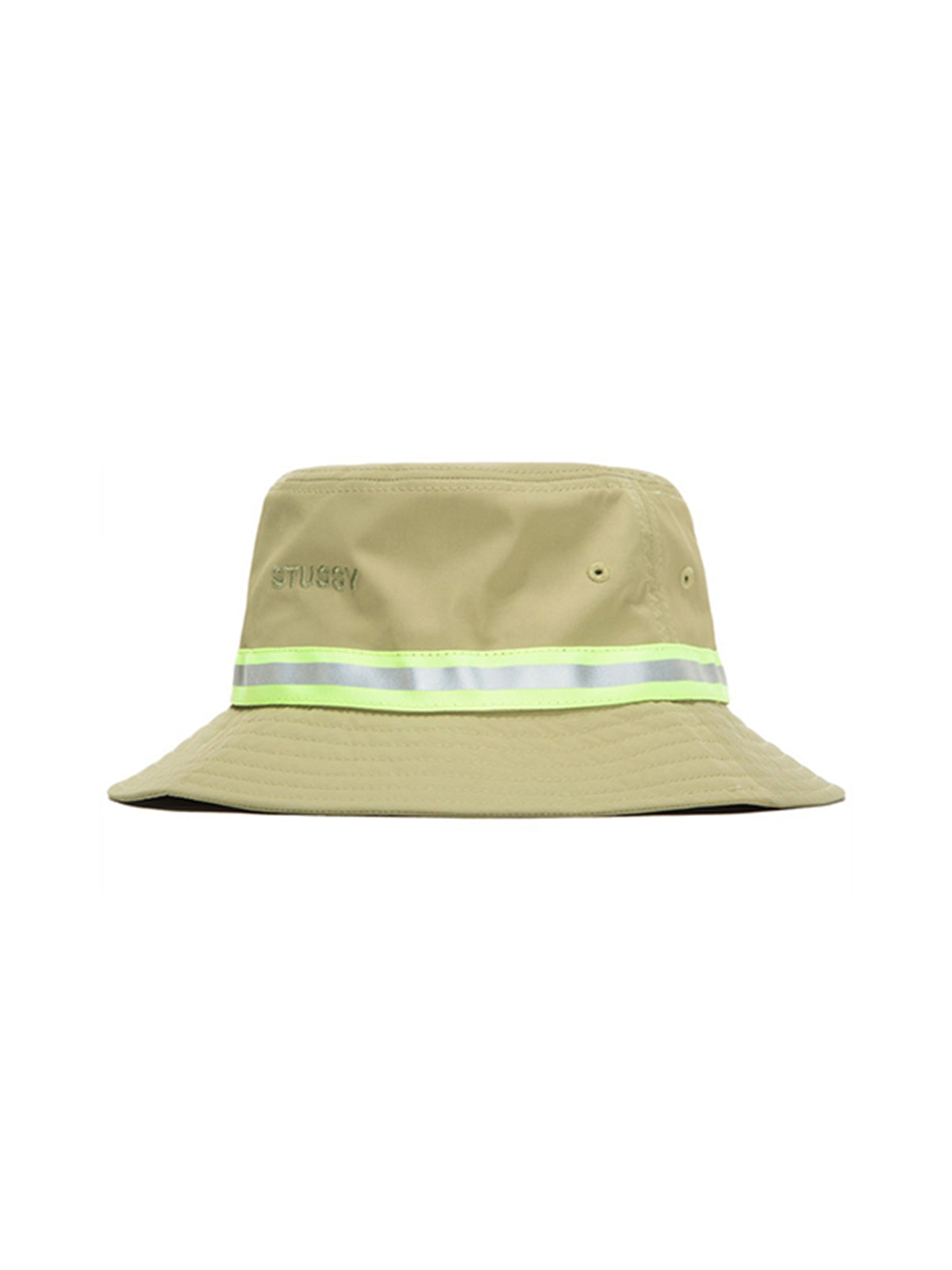 STUSSY REFLECTIVE TAPE BUCKETHAT