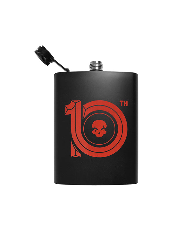 10 YEARS BLACK HIP FLASK