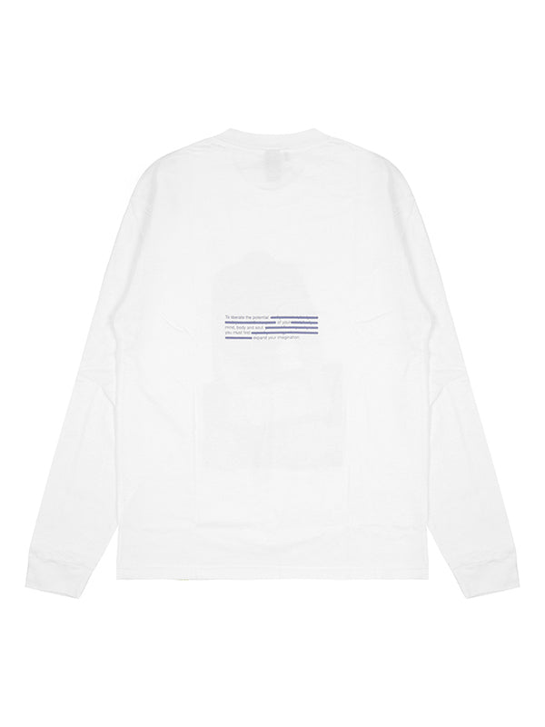 LIBERATE WHITE LONGSLEEVE