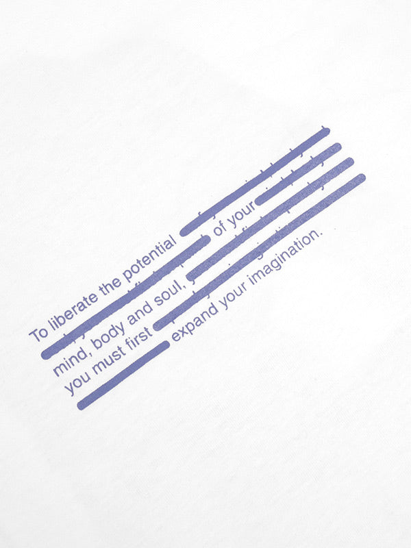 LIBERATE WHITE LONGSLEEVE