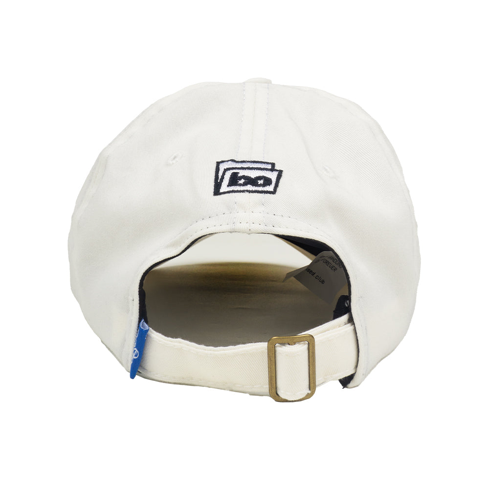 HERE WHITE DAD CAP