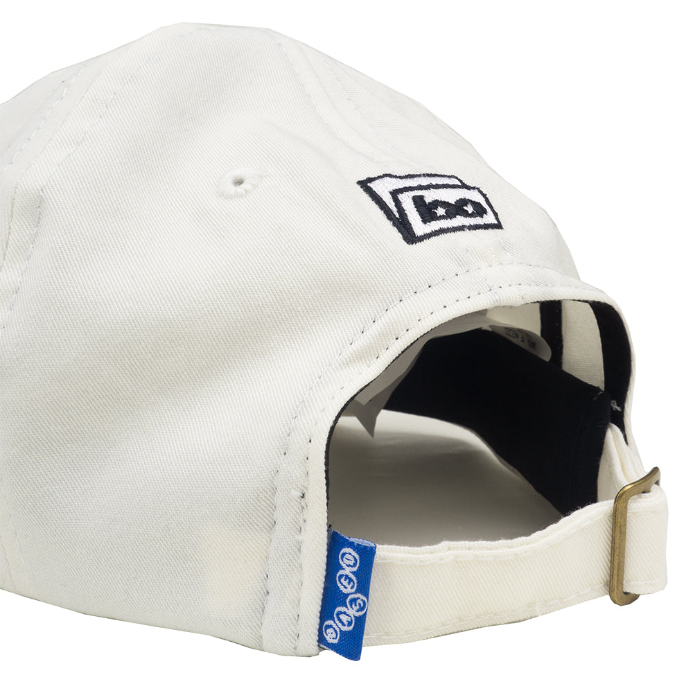 HERE WHITE DAD CAP