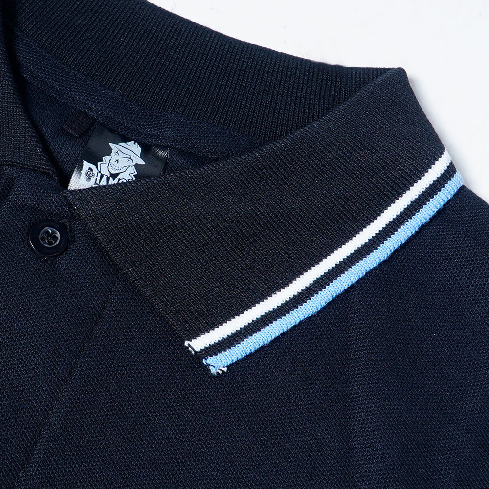 FERDY BLUE BLACK POLOSHIRT