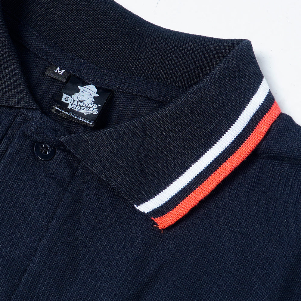FERDY RED BLACK POLOSHIRT