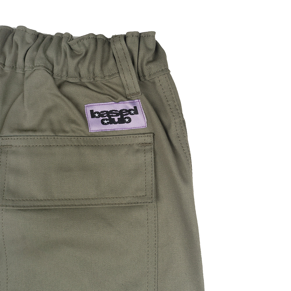 ERIE OLIVE GREEN CARGO PANTS