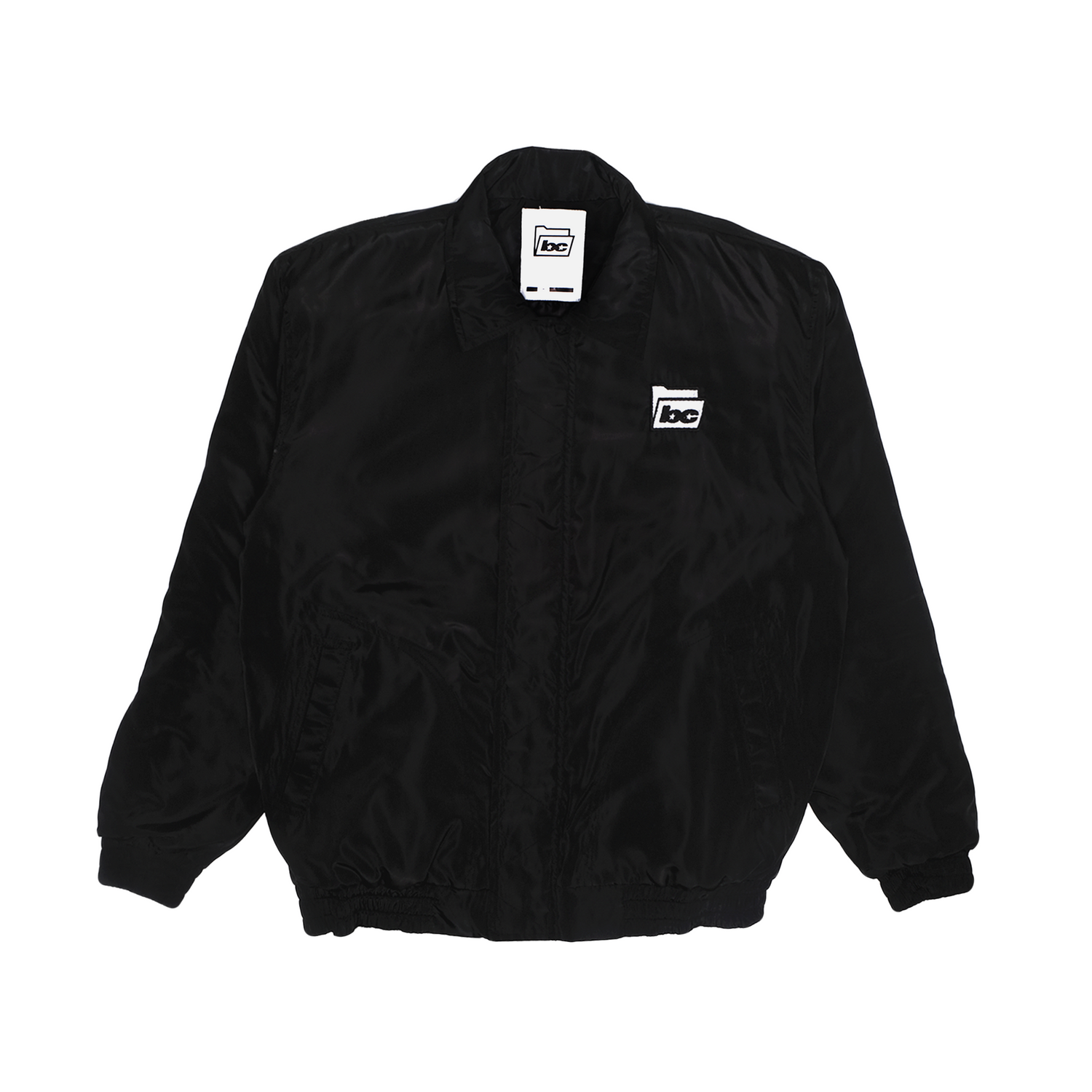BOW BLACK BOMBER JACKET