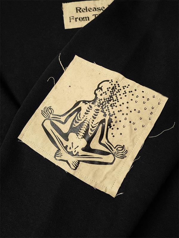 YOURSELF WOF BLACK CREWNECK