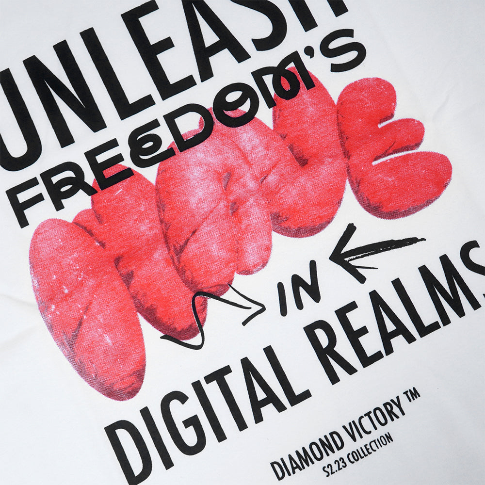 UNLEASH WHITE LONGSLEEVE