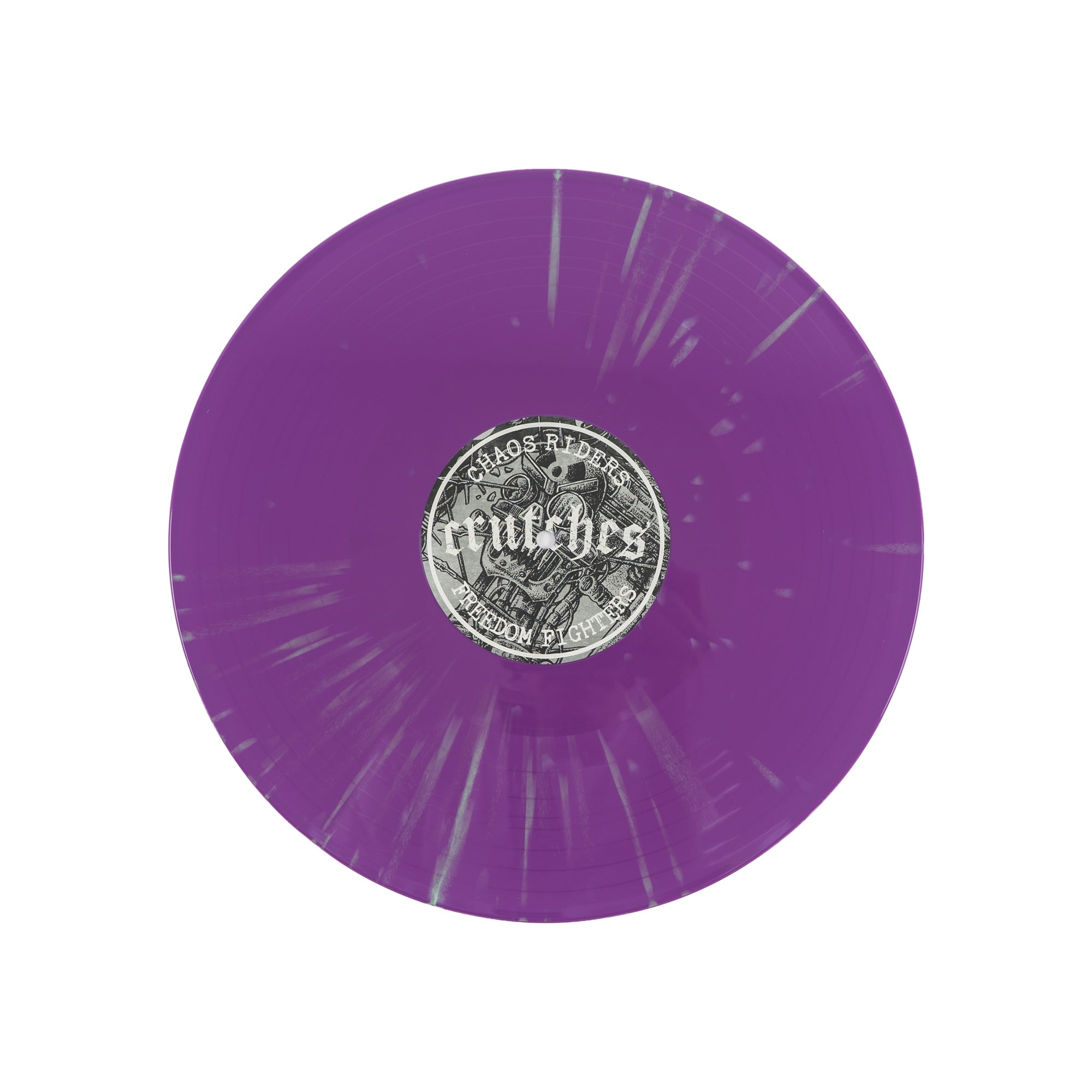 CRUTCHES x KONTRASOSIAL - CHAOS RIDERS FREEDOM FIGHTERS SPLIT LP 12" VINYL