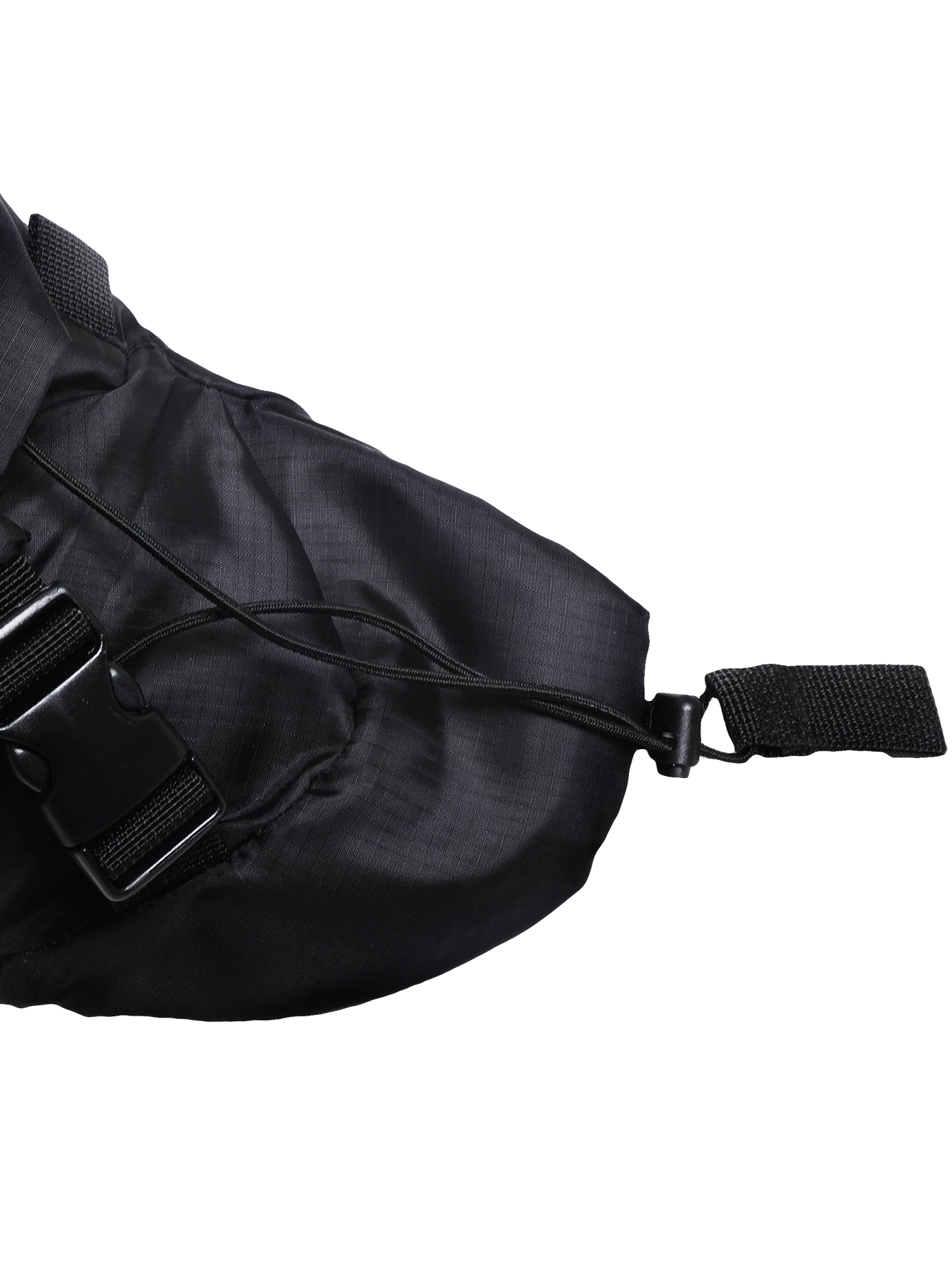 HAGARA BLACK WAISTBAG