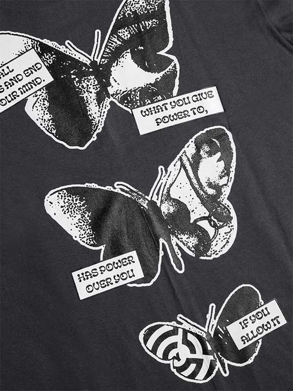 BEGINS AND END DARK GREY