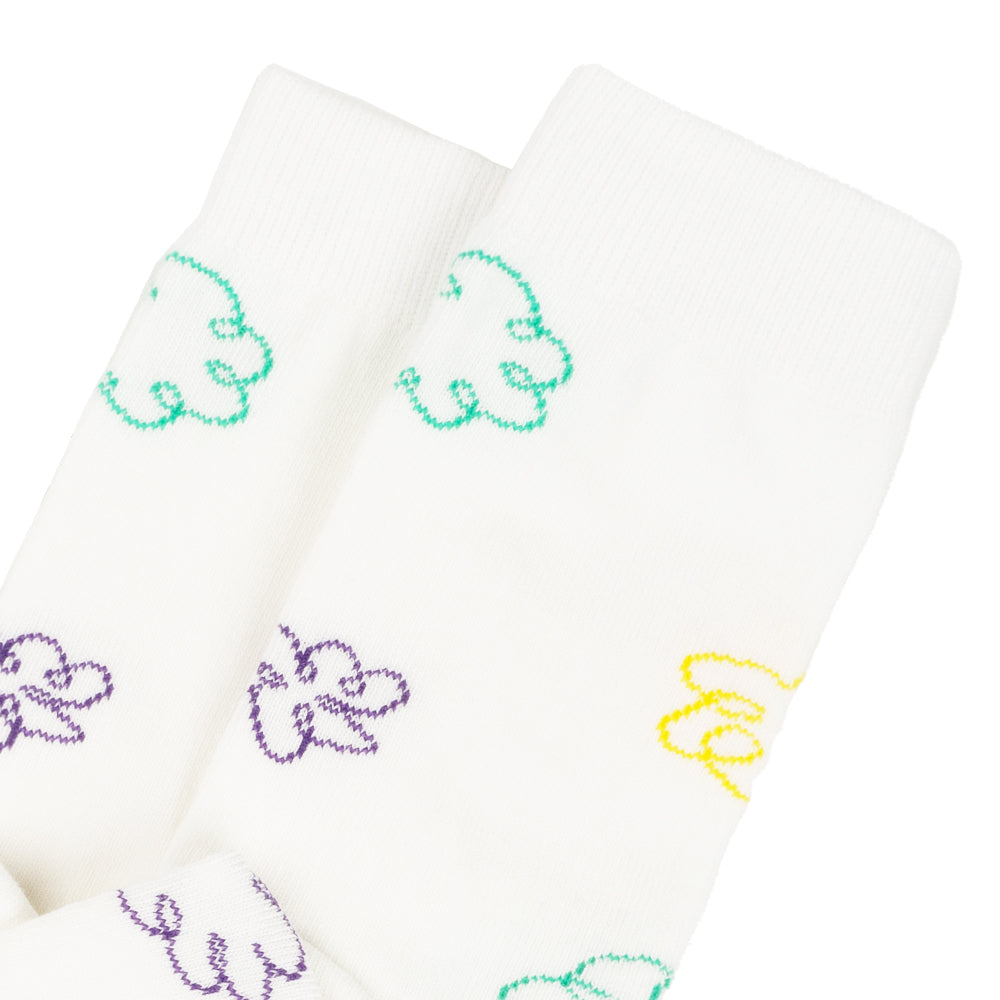 DRAWN WHITE SOCKS