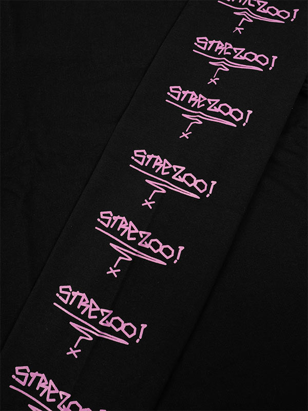 ABSTRACT BLACK LONGSLEEVE