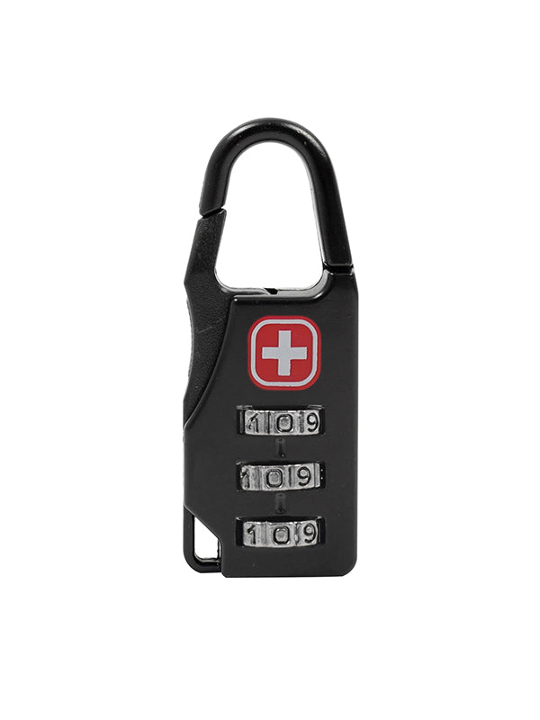 FLEUR BLACK CODE ZIPPER PADLOCK