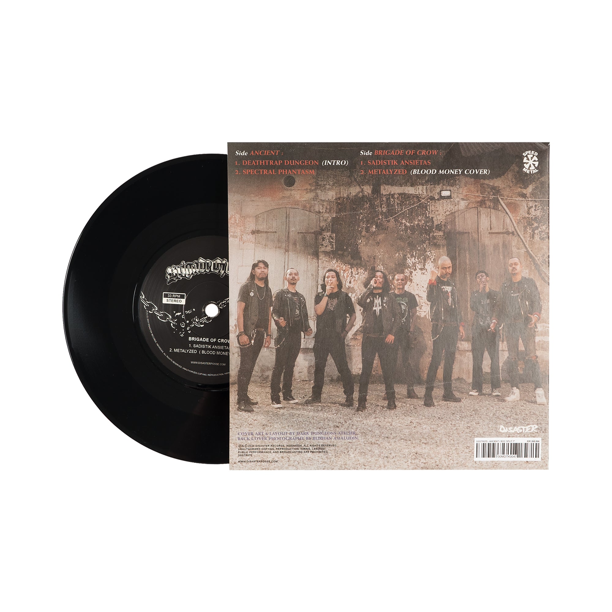 ANCIENT x BRIGADE OF CROW – SPLIT SINGLE 7" VINYL