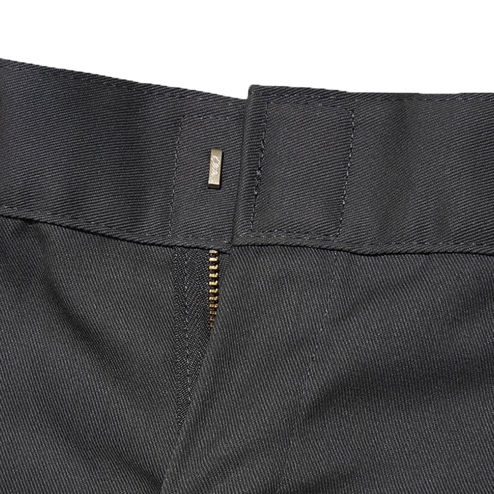 WE872 CHARCOAL SLIM TAPERED PANTS