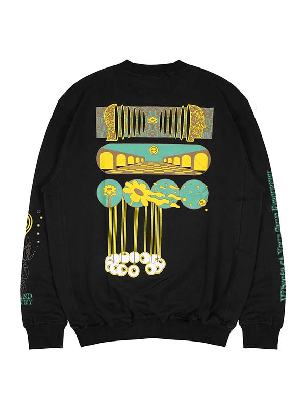 FREQUENCY BLACK CREWNECK