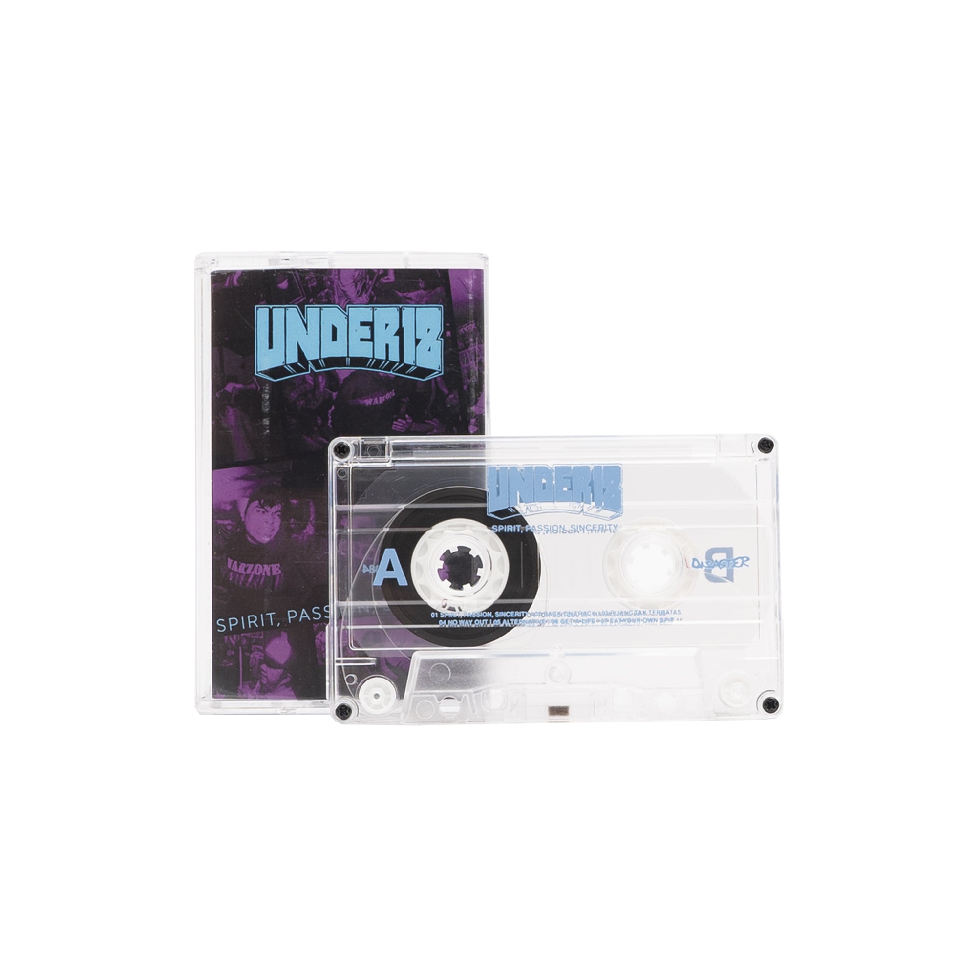 UNDER18 - SPIRIT, PASSION, SINCERITY CASSETE