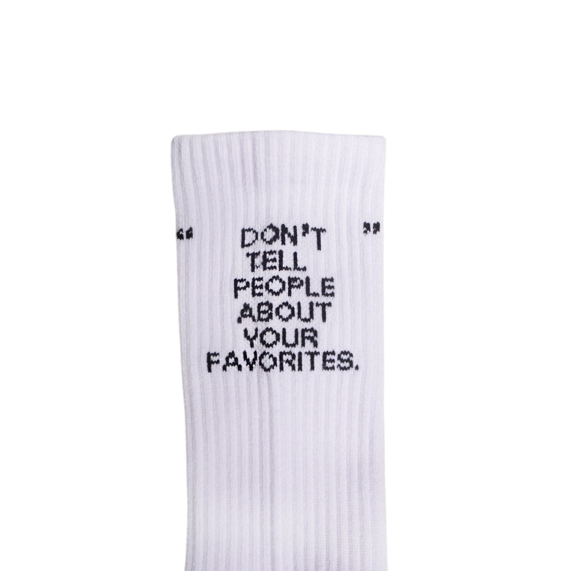 FAVORITES SOCKS WHITE