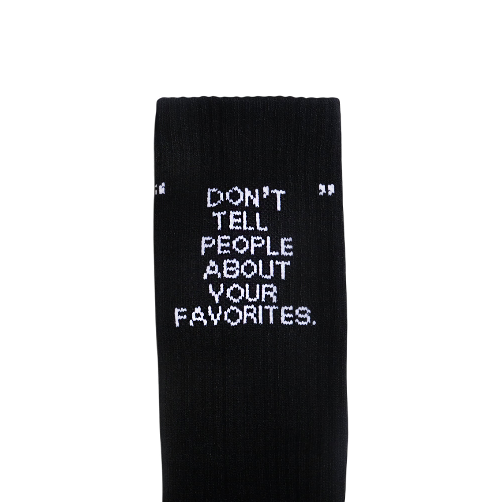FAVORITES SOCKS BLACK
