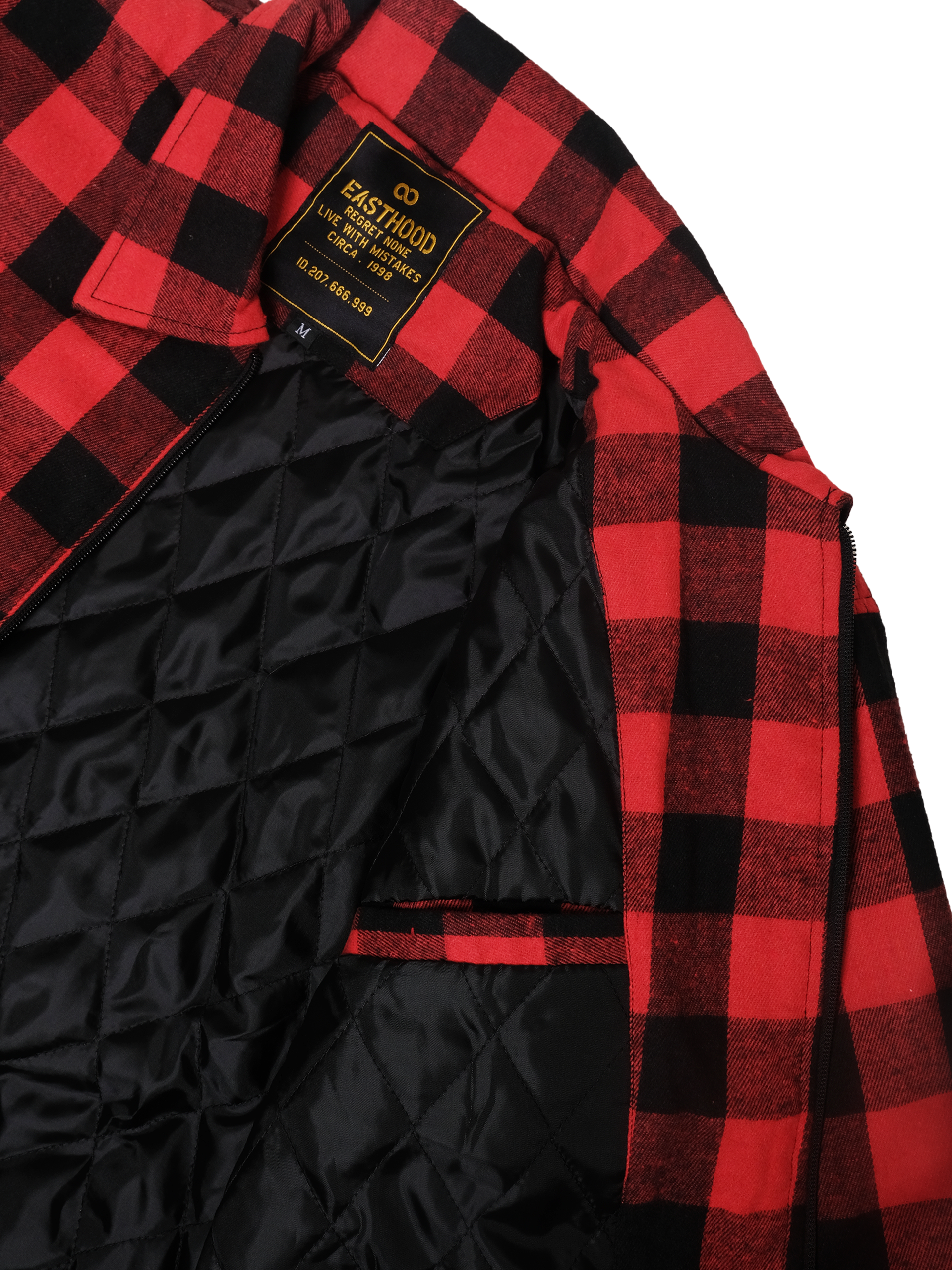 GZ BRUSH RED BLACK WORK SHIRT JACKET