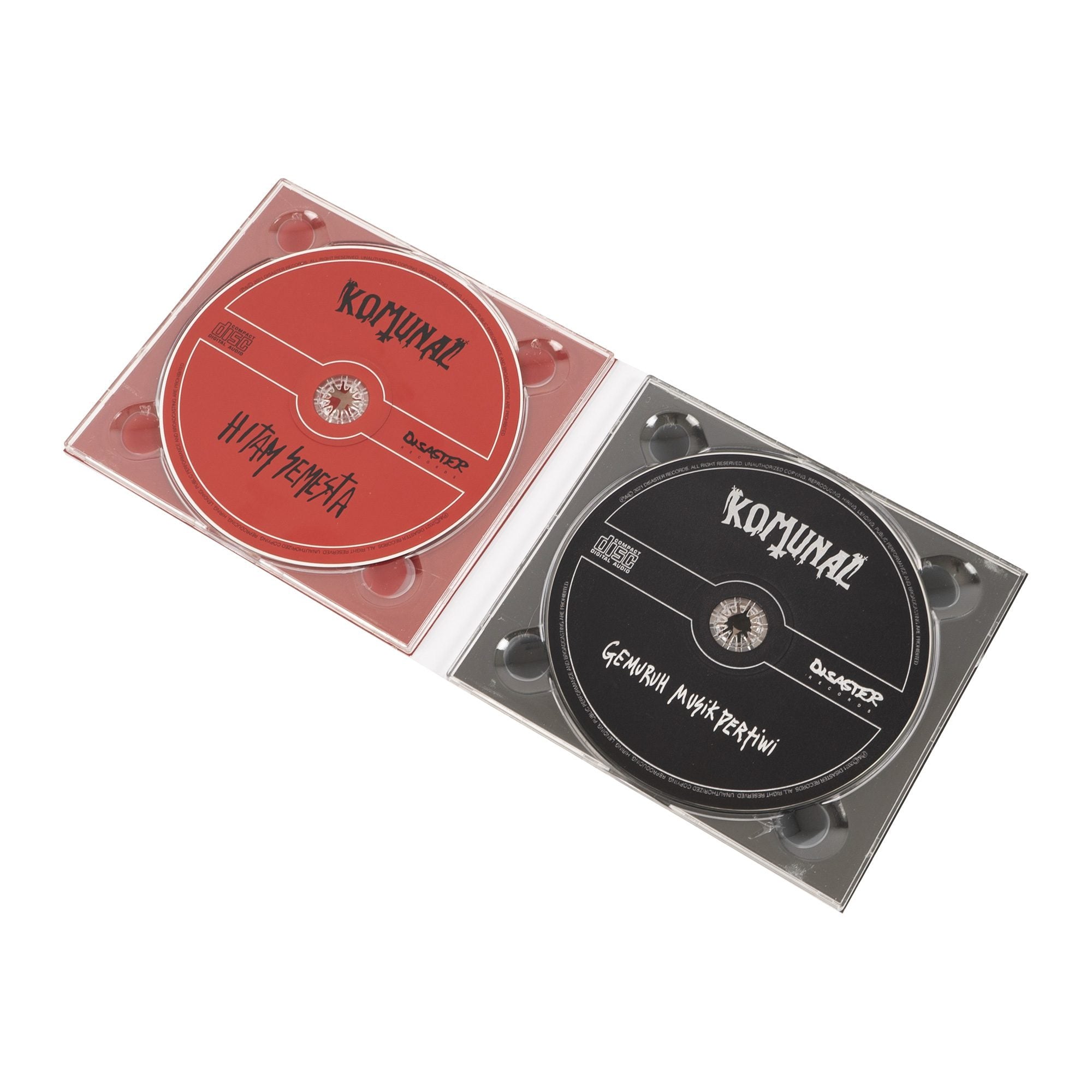 KOMUNAL – HITAM SEMESTA & GEMURUH MUSIK PERTIWI REISSUE DIGIPACK CDs