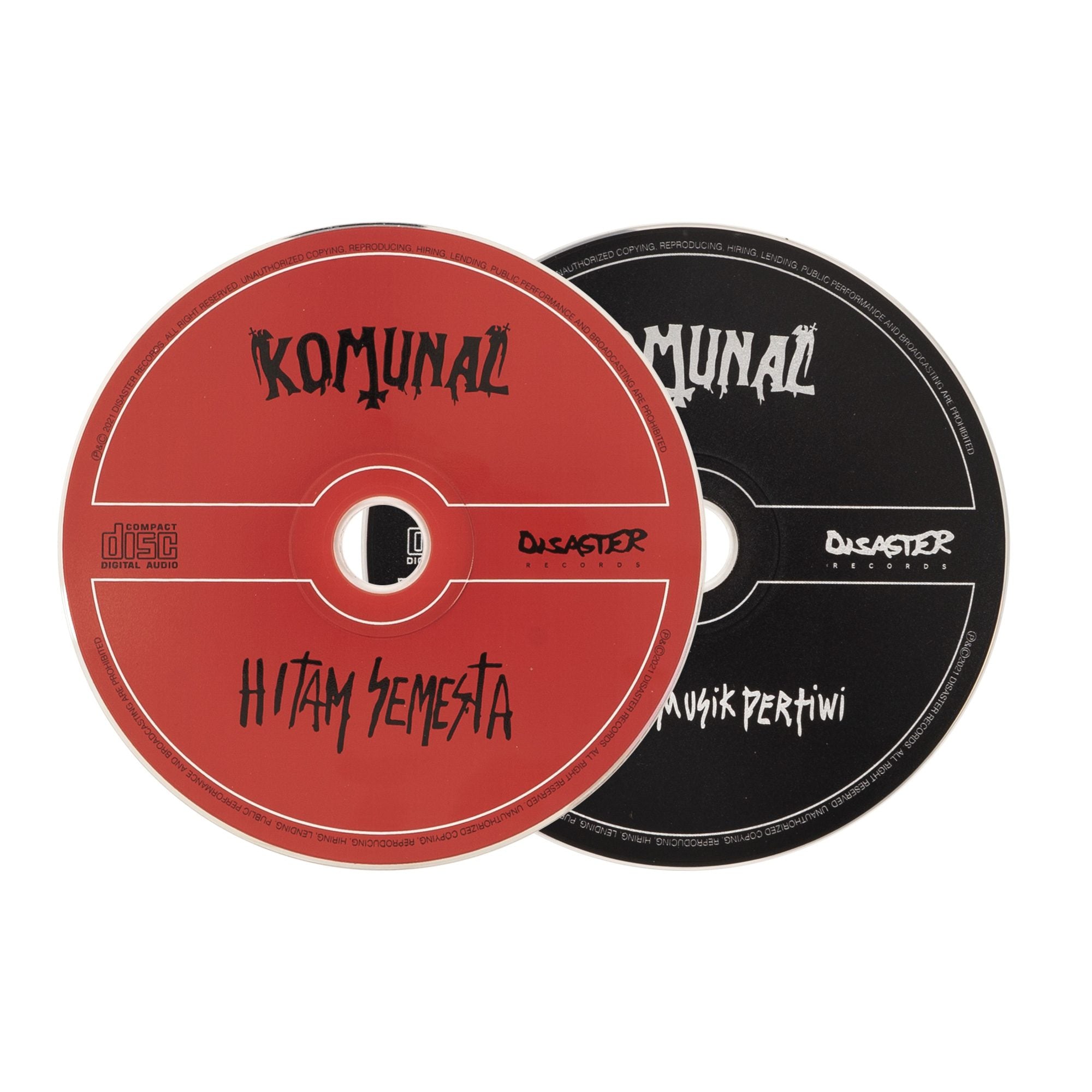 KOMUNAL – HITAM SEMESTA & GEMURUH MUSIK PERTIWI REISSUE DIGIPACK CDs
