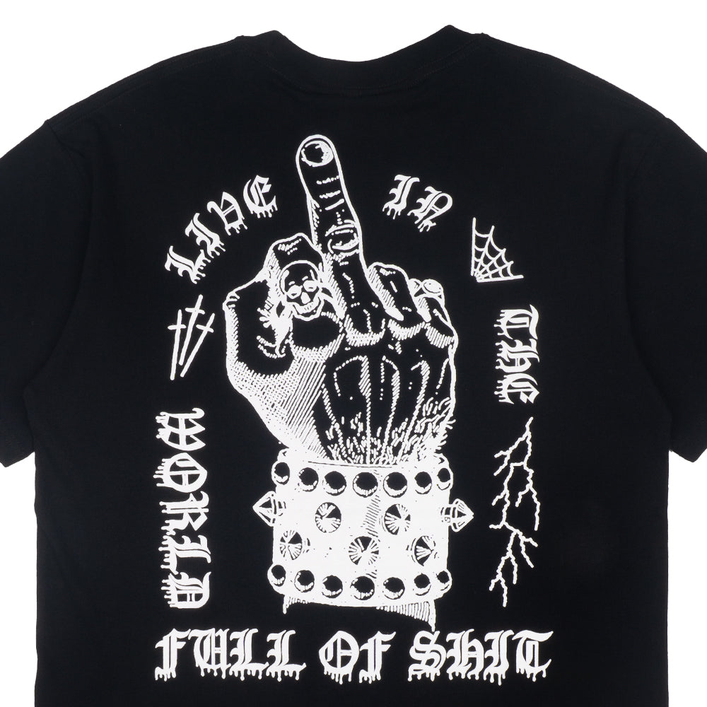 MIDDLE FINGER BLACK