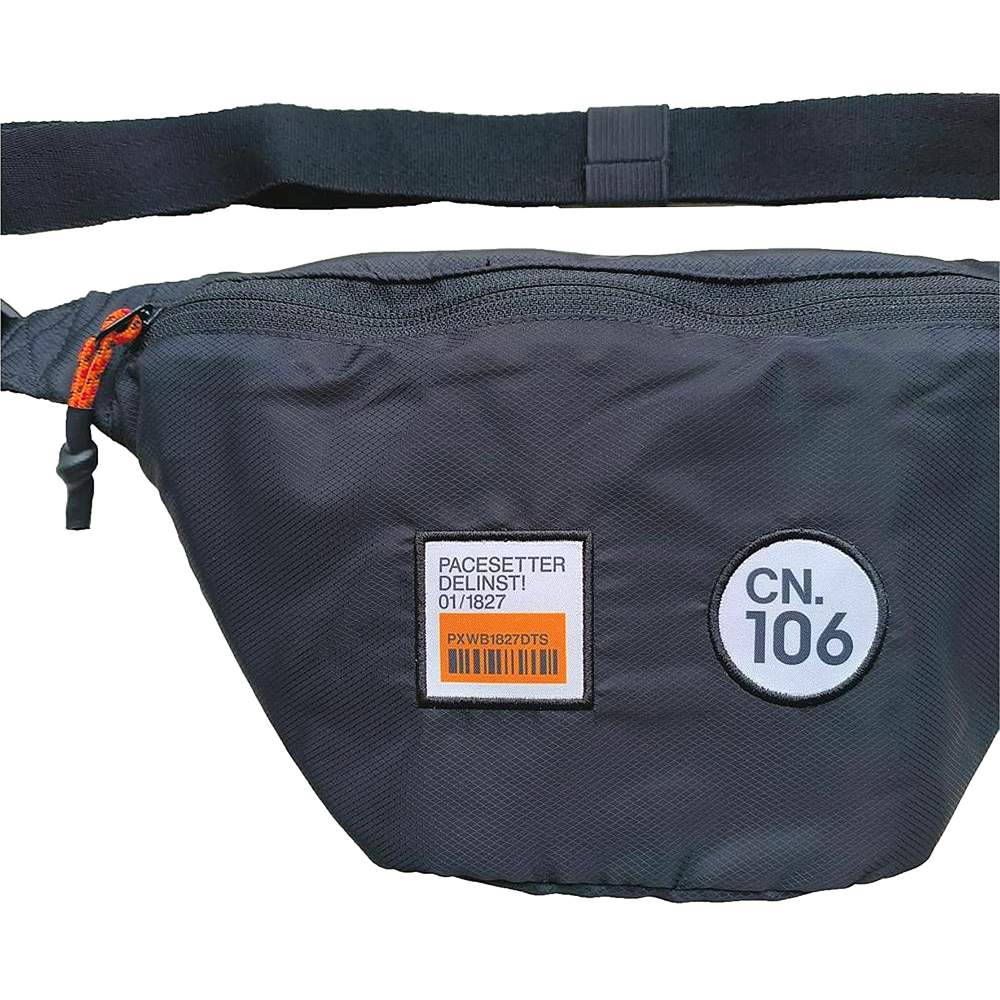 P-106 WB BLK PRCT PAC BLACK WAIST BAG