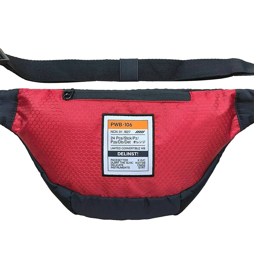 P-106 WB BLK PRCT PAC BLACK WAIST BAG