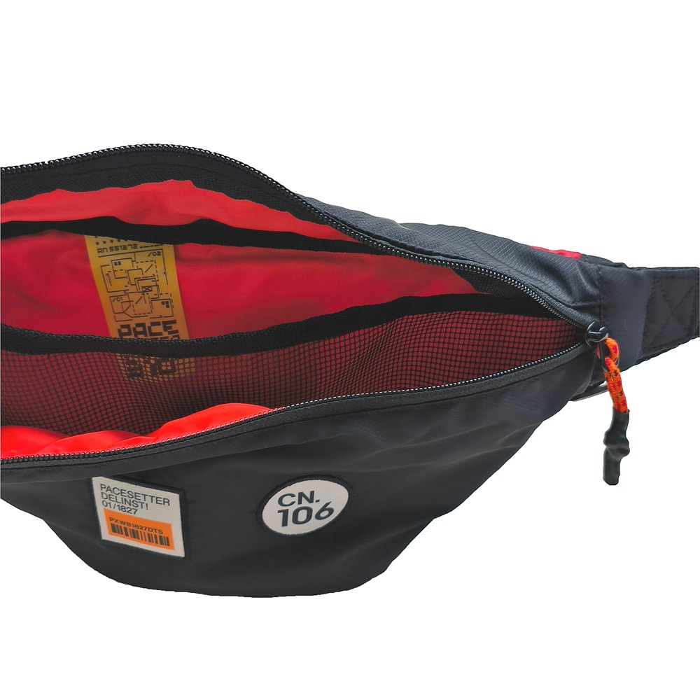 P-106 WB BLK PRCT PAC BLACK WAIST BAG