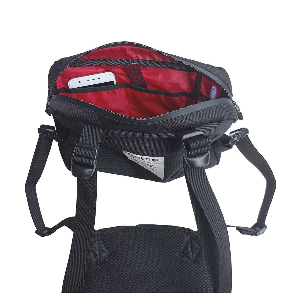 P-92 CB SCN PAC BLACK CHEST BAG