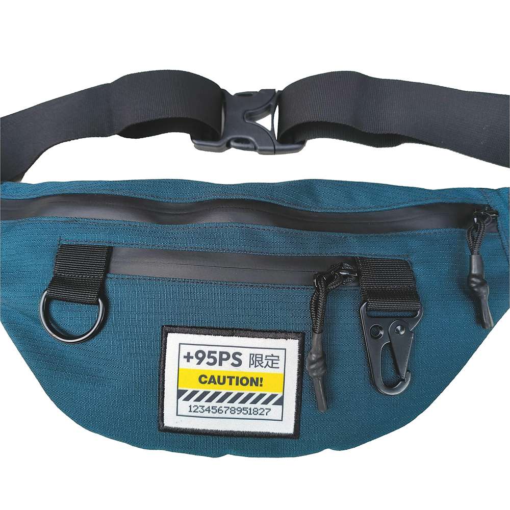 P-95 WB GL CAUTION PAC DARK GREEN YELLOW WAIST BAG