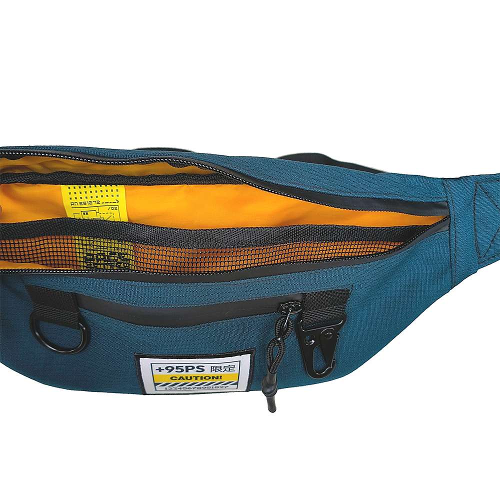 P-95 WB GL CAUTION PAC DARK GREEN YELLOW WAIST BAG