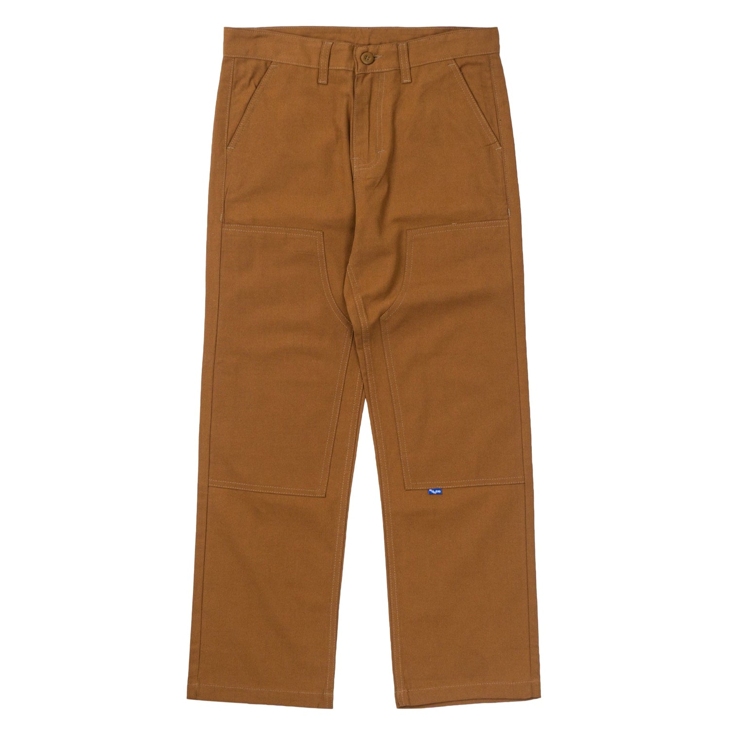 POSABLE BROWN DOUBLE KNEE PANTS