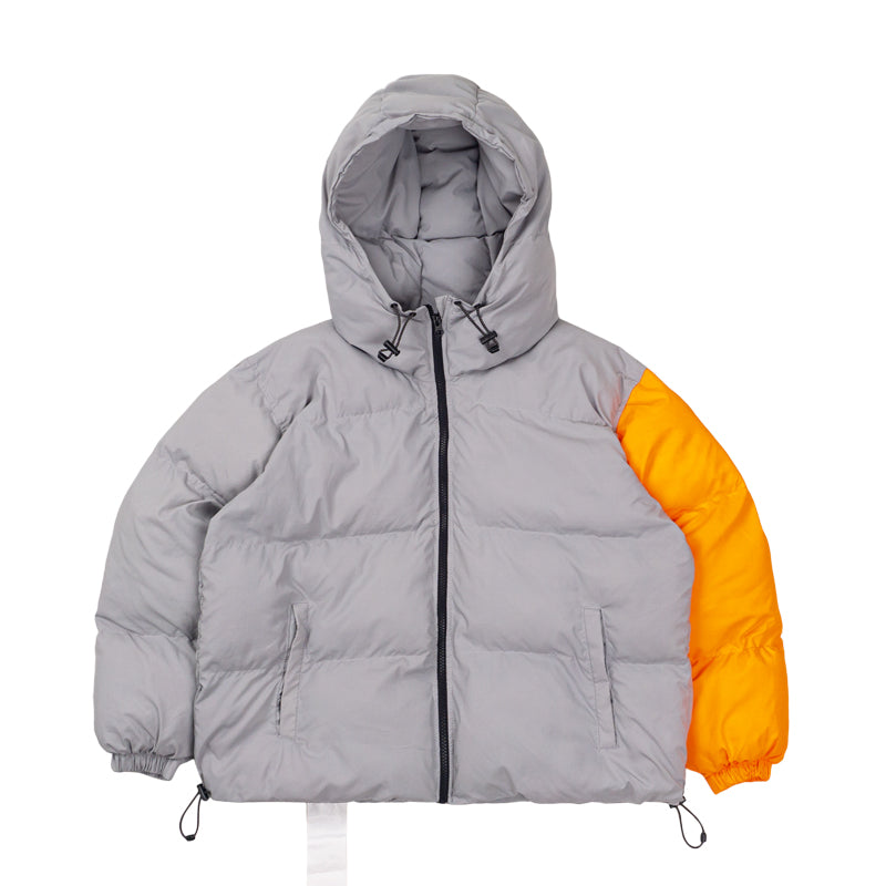 UNTIDY GREY PUFFER JACKET