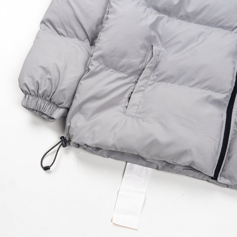 UNTIDY GREY PUFFER JACKET