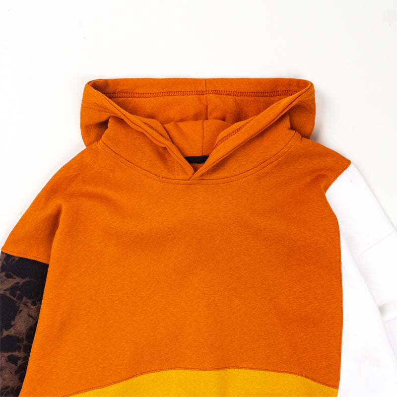 UNTIDY MULTICOLOR PATCHWORK PULLOVER