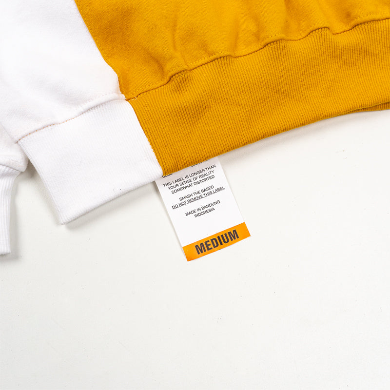 UNTIDY MULTICOLOR PATCHWORK PULLOVER