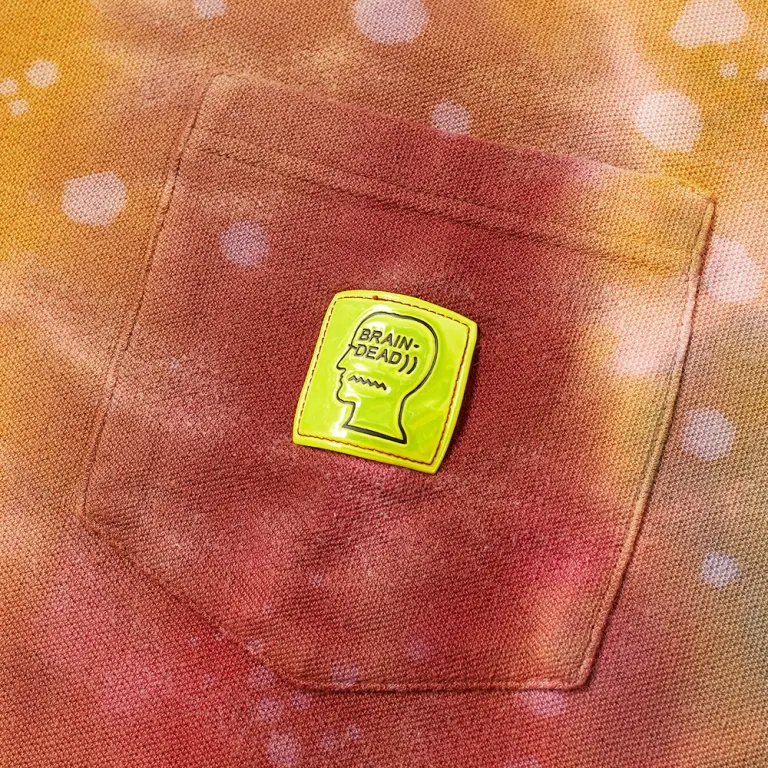 BRAIN DEAD PIQUE MOCK NECK LS