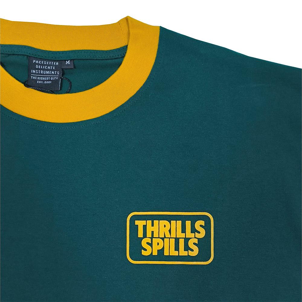 TS 24 SPILLS PAC DARK GREEN RINGER TEE