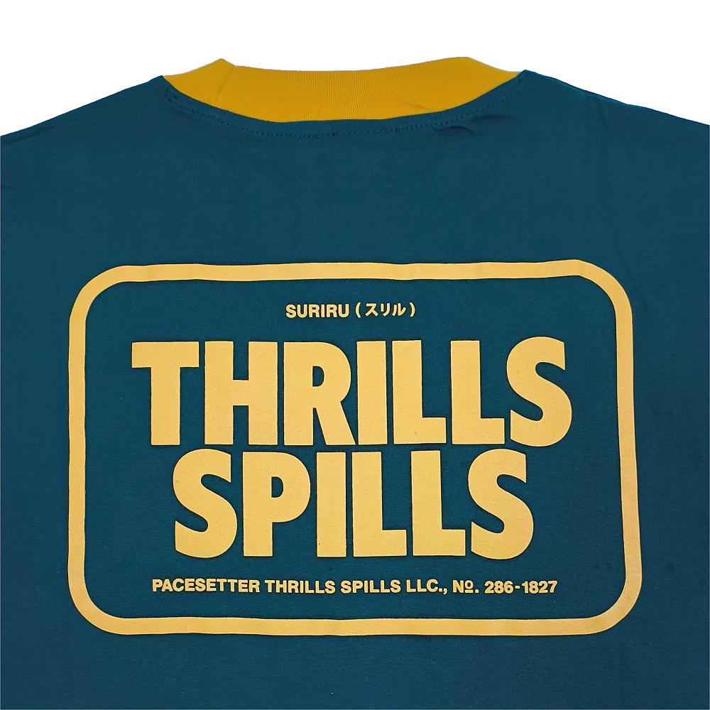 TS 24 SPILLS PAC DARK GREEN RINGER TEE