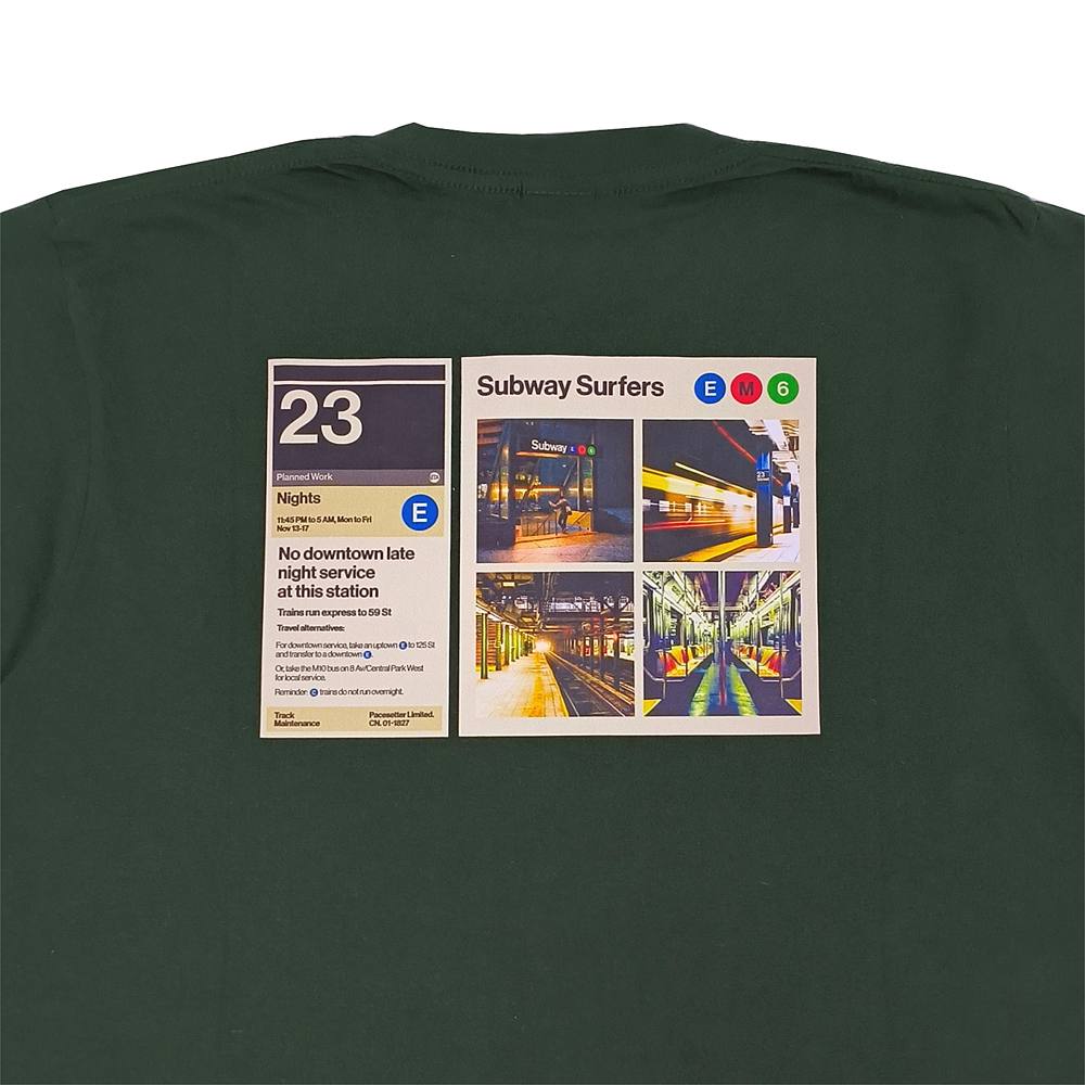 GR SUBWAY PAC DARK GREEN
