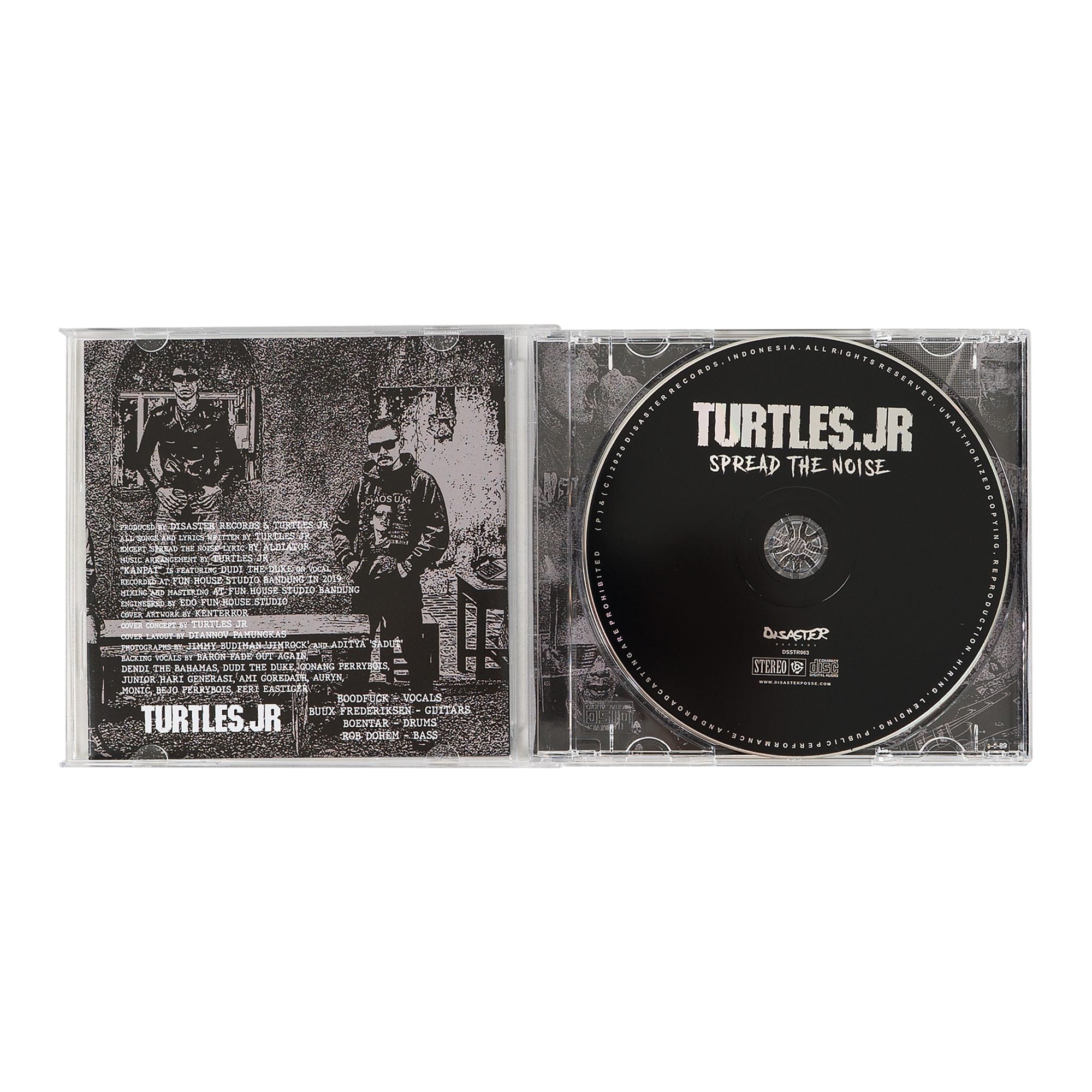 TURTLES JR - SPREAD THE NOISE LP CDs