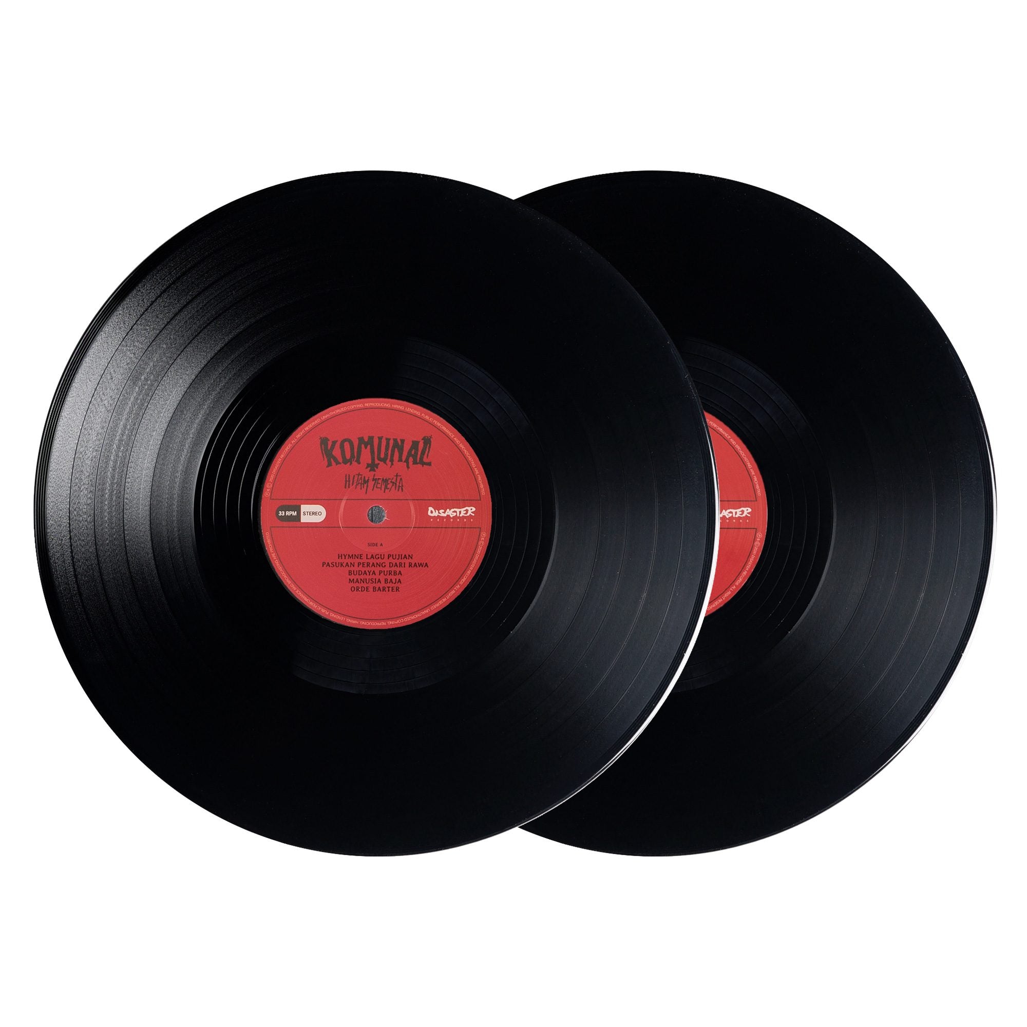 KOMUNAL - HITAM SEMESTA 2x LP 12" VINYL