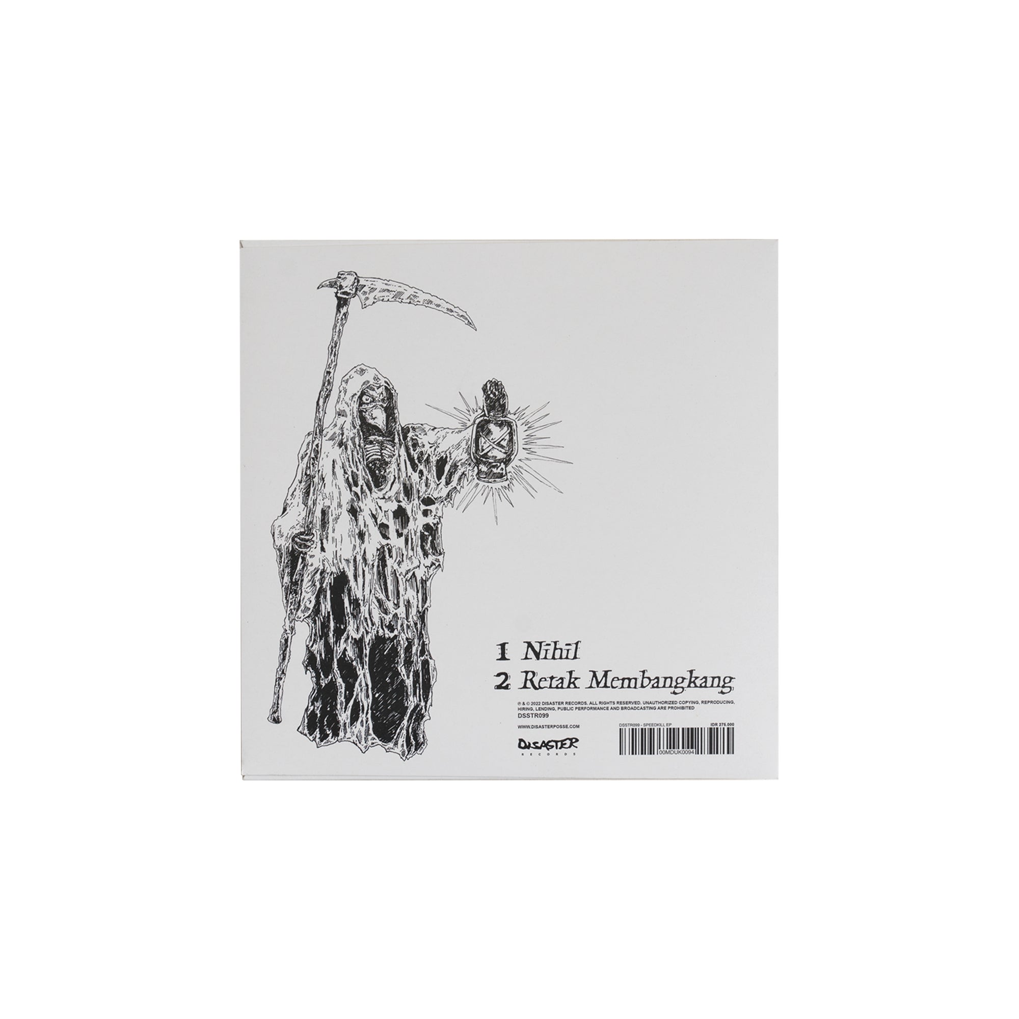 SPEEDKILL - NIHIL / RETAK MEMBANGKANG 7" VINYL