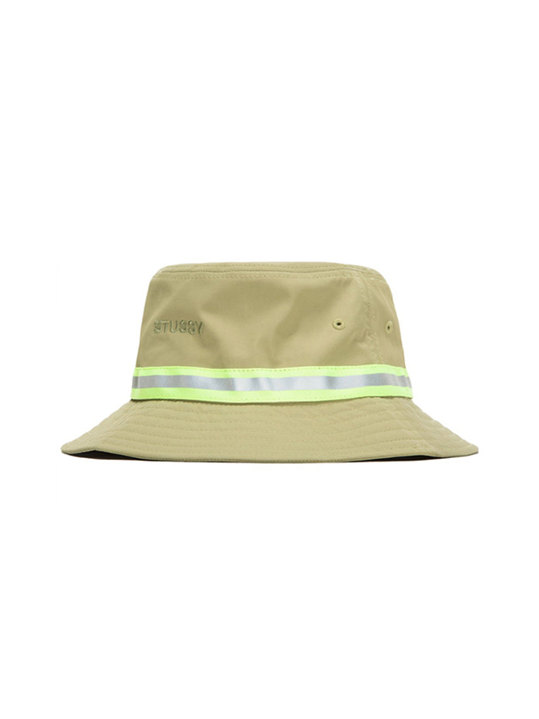 STUSSY REFLECTIVE TAPE BUCKETHAT