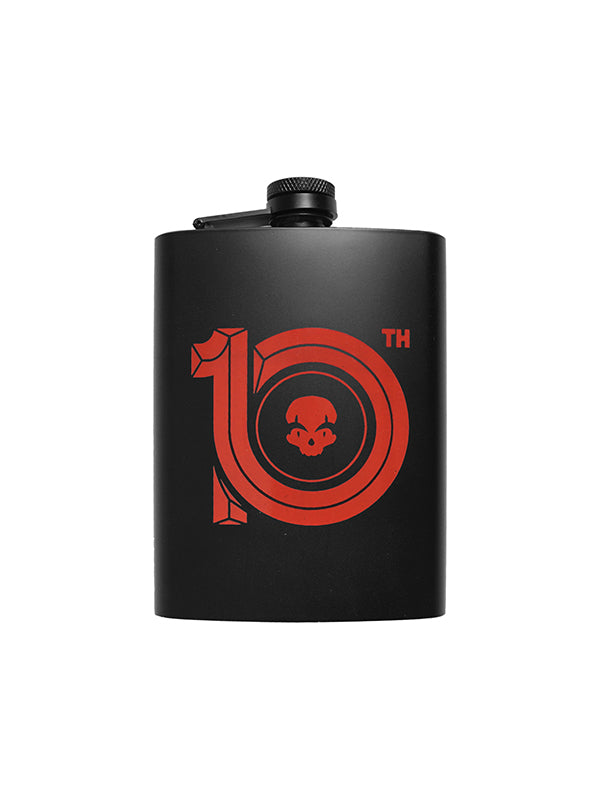 10 YEARS BLACK HIP FLASK