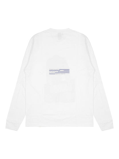LIBERATE WHITE LONGSLEEVE