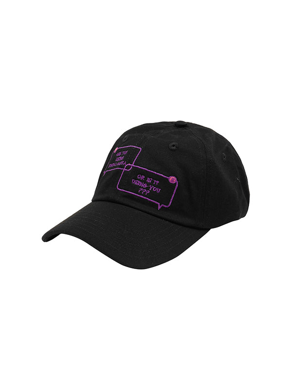 SOCIAL MEDIA BLACK POLO CAP